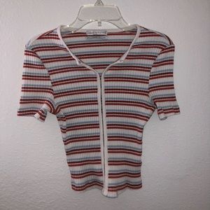 striped hook shirt from urban outfitters